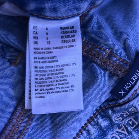 American Eagle light blue jeans - Picture 2 of 2